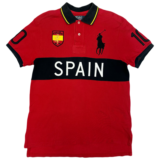 Ralph Lauren Spain Polo In Red ( M )
