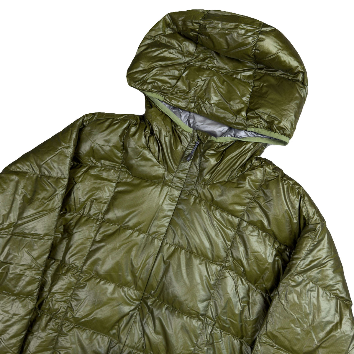 Montbell Superior Down Parka Puffer Jacket In Khaki Green (L)