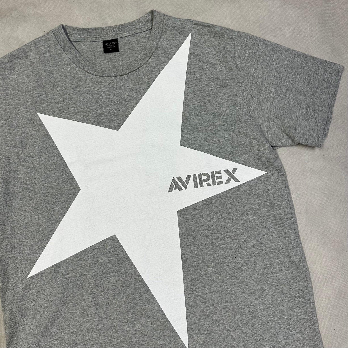 Avirex Star T-Shirt In Grey ( L )