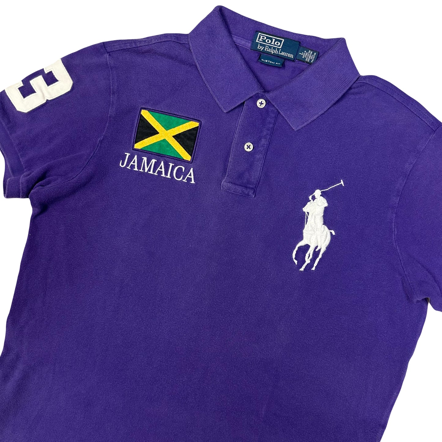Ralph Lauren Jamaica Polo In Purple ( L )