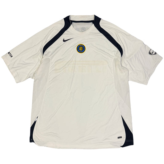 Nike Inter Milan 2005/06 Total 90 Training Shirt In White (L)