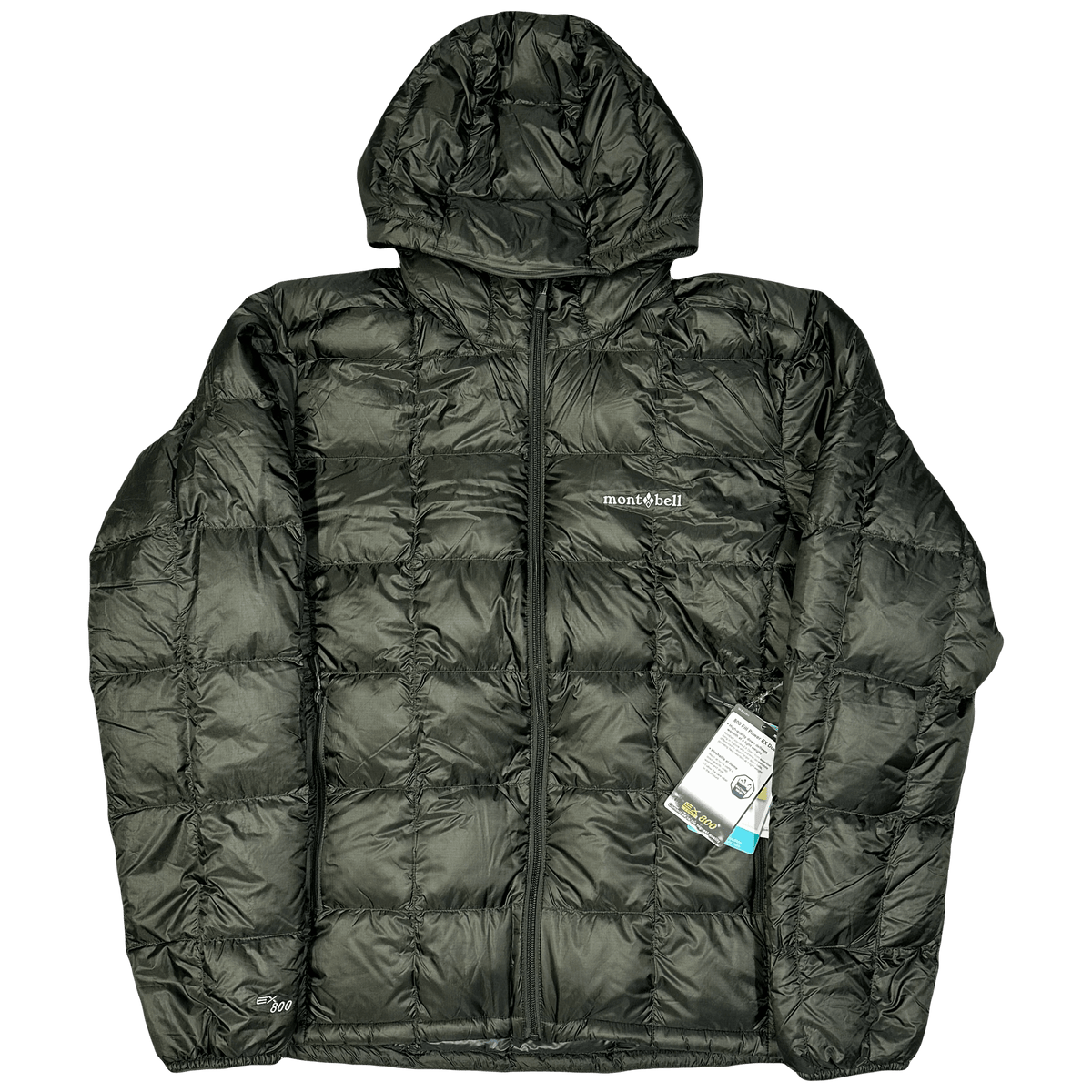 Montbell Superior Down Parka Puffer Jacket In Dark Green (US/EUR XL)