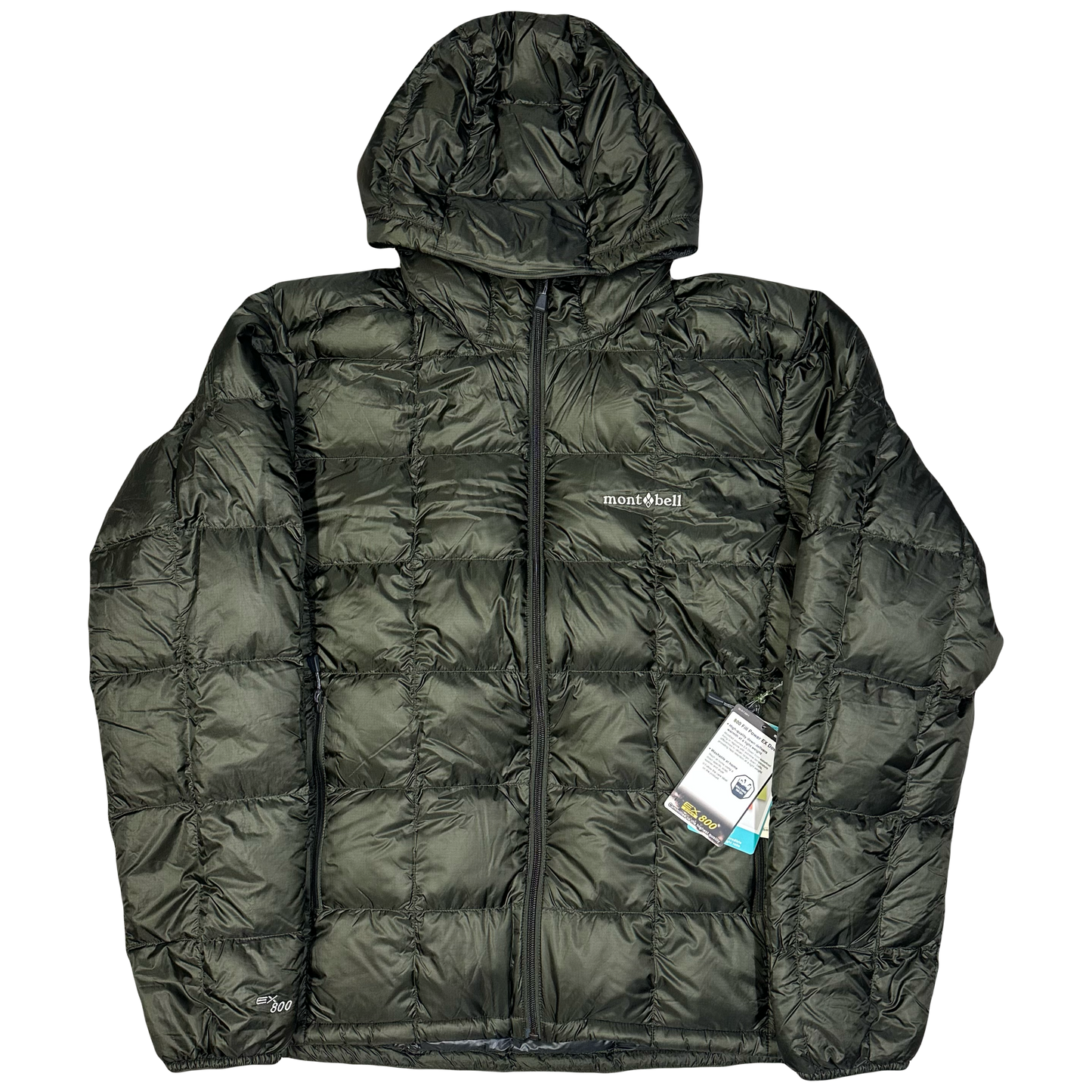 Montbell Superior Down Parka Puffer Jacket In Dark Green ( US/EUR L )