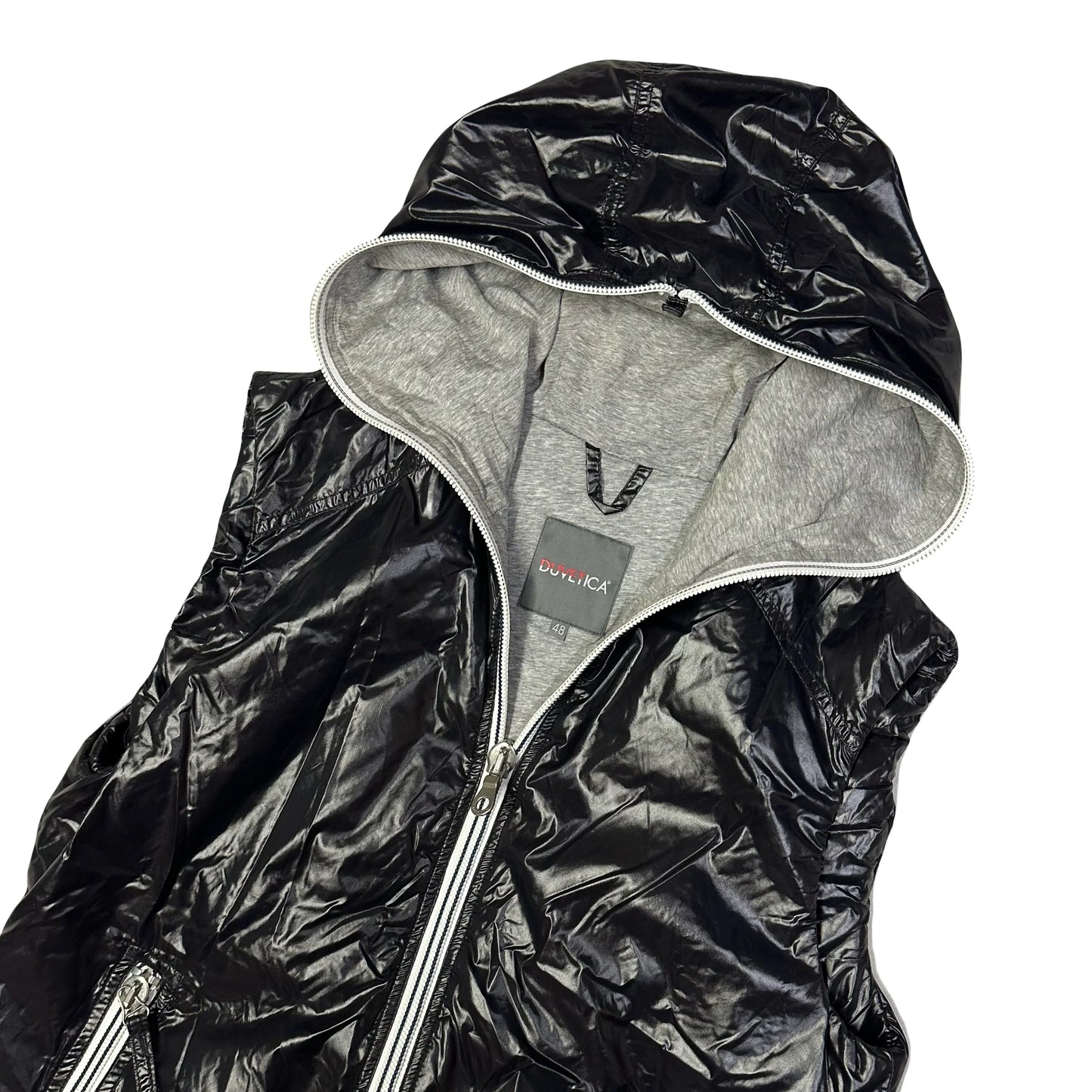 Duvetica Hooded Gilet In Black (M)