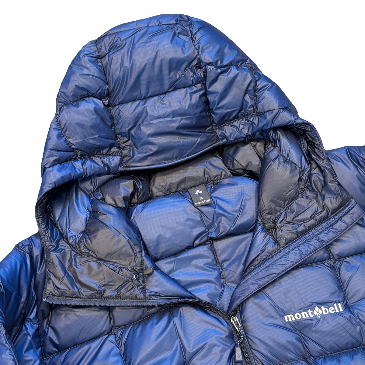 Montbell Plasma 1000 Alpine Down Parka Puffer Jacket In Navy Blue (M)