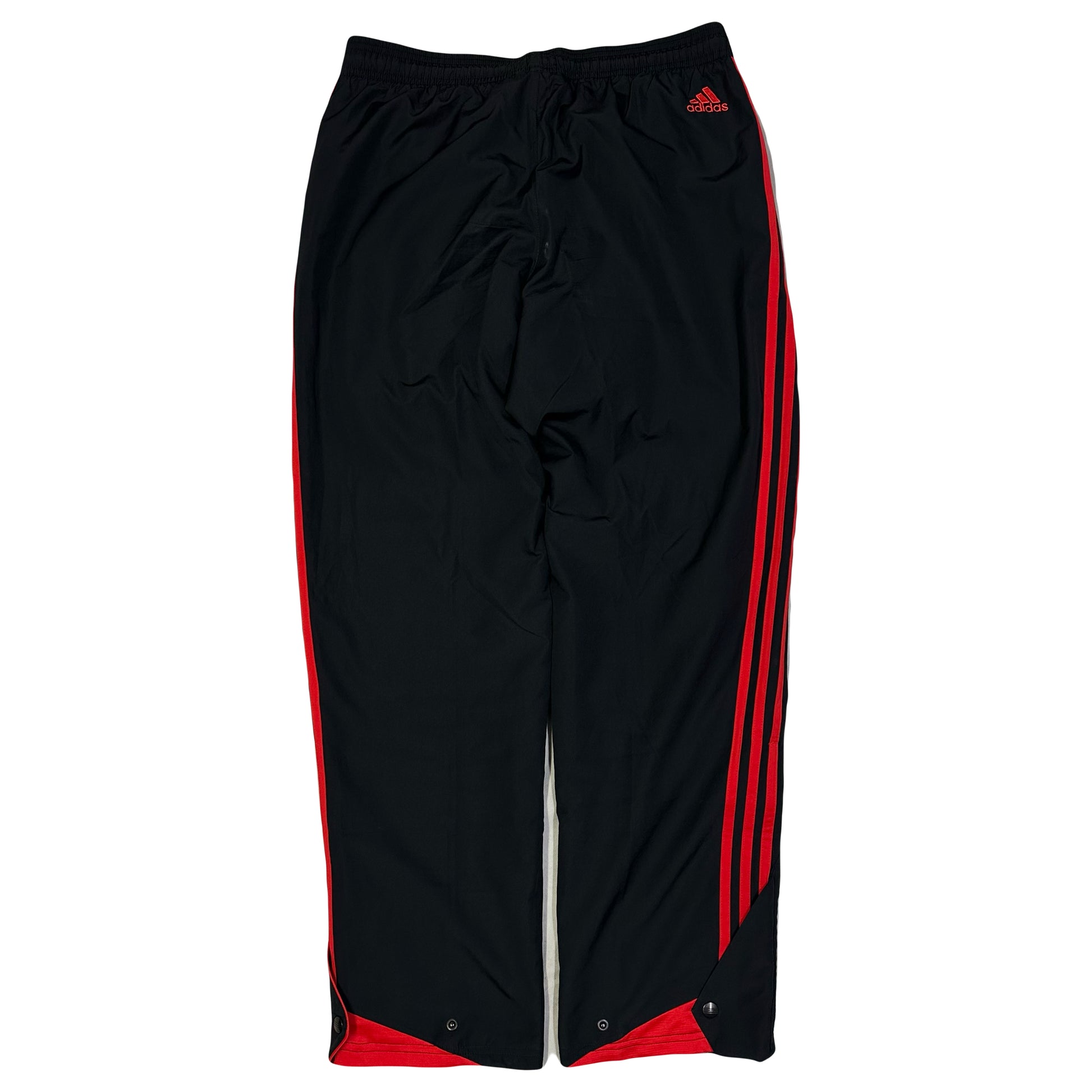 Adidas AC Milan 2009/10 Tracksuit In Black & Red ( M ) - 1036 Emporium