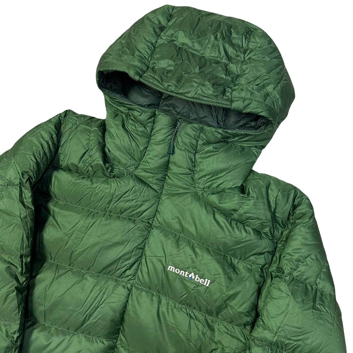 Montbell Light Alpine Down Puffer Jacket In Green ( M )