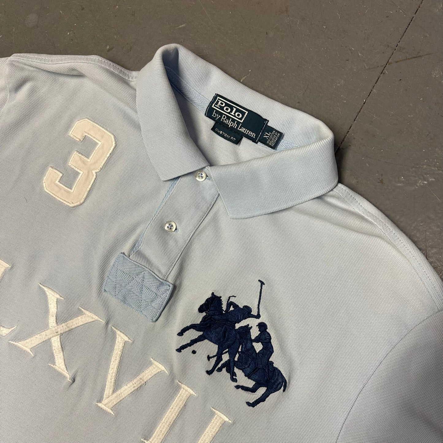 Ralph Lauren LXVII Polo In Baby Blue ( XL )