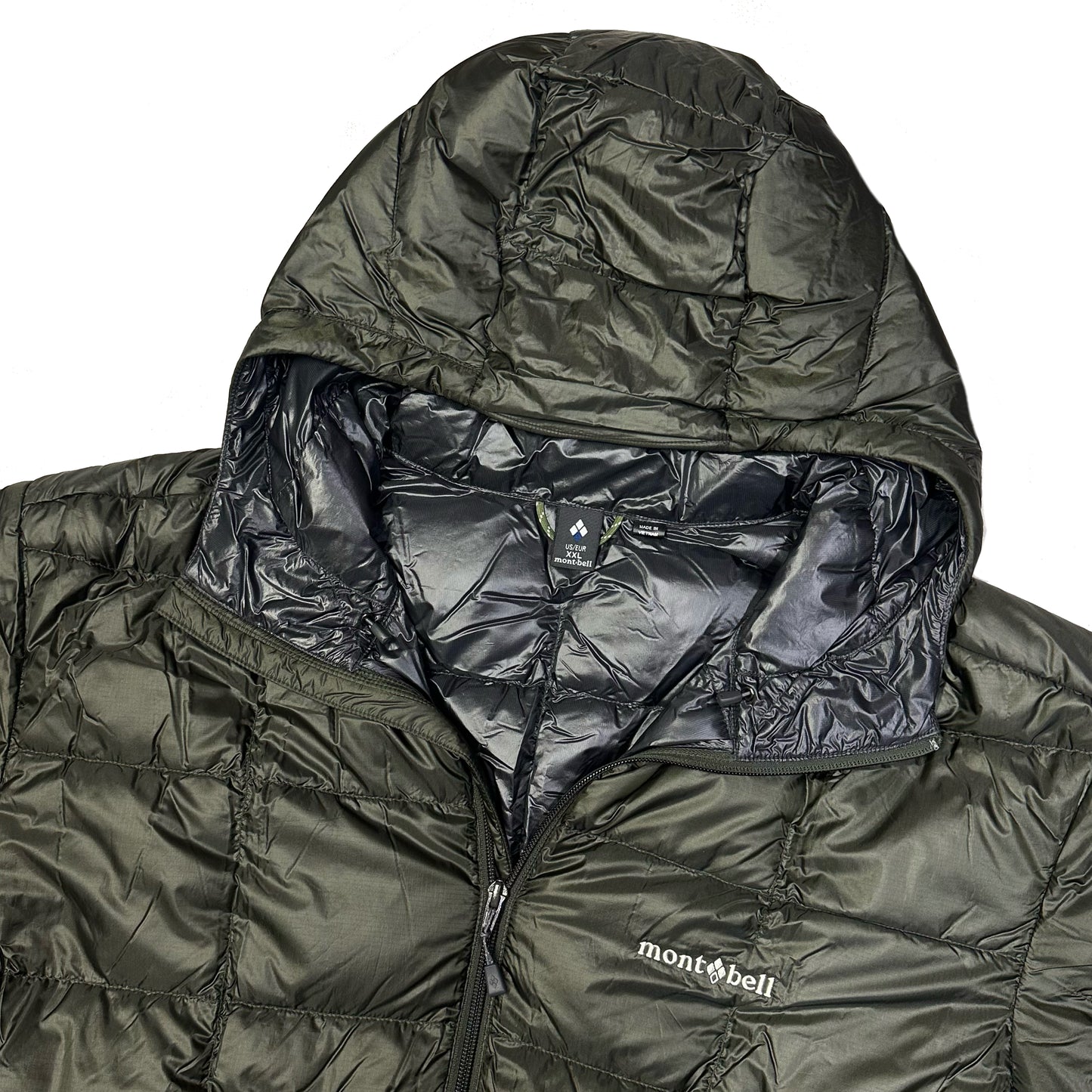 Montbell Superior Down Puffer Jacket In Dark Green ( US/EUR XXL )