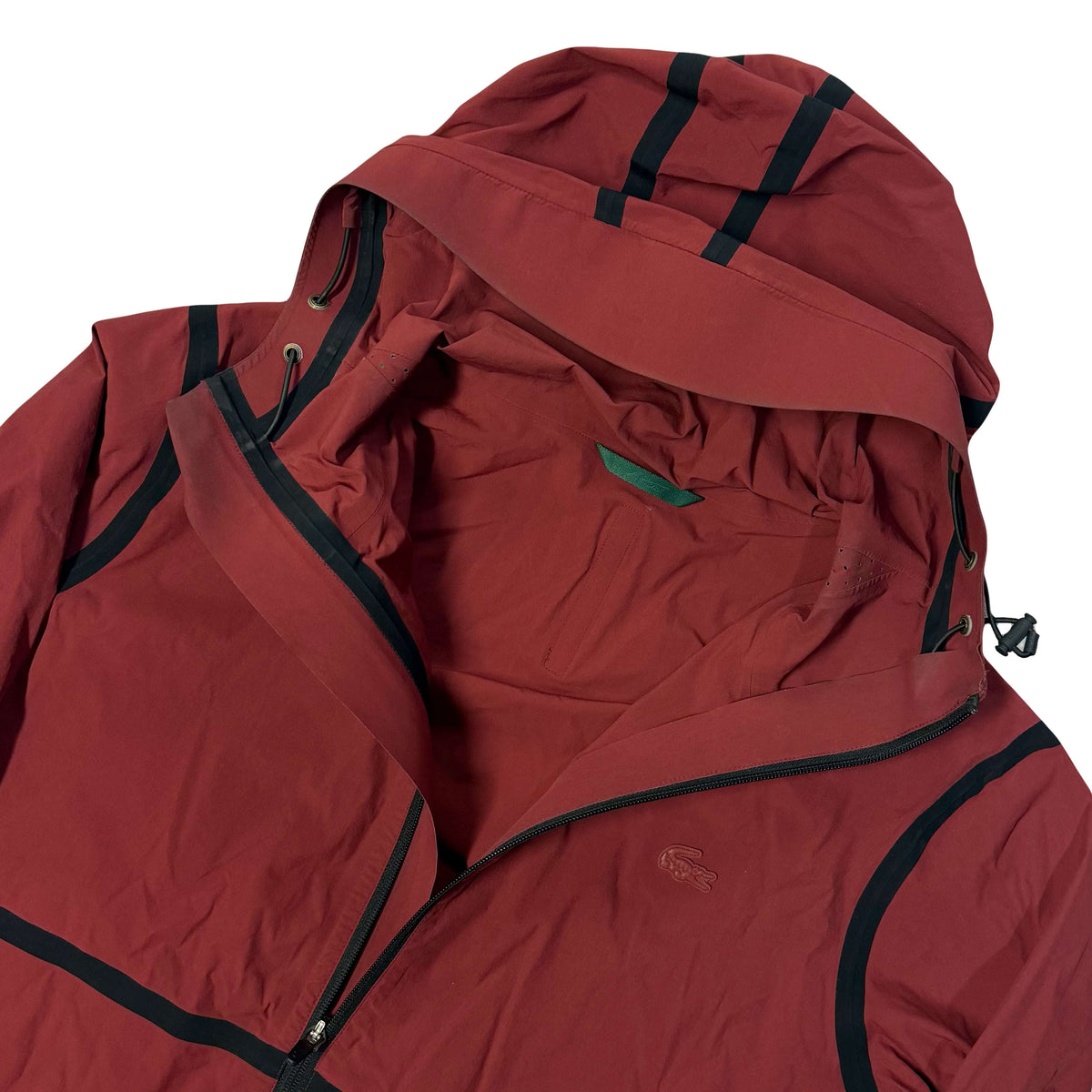 Lacoste Jacket In Burgundy Red (XL)