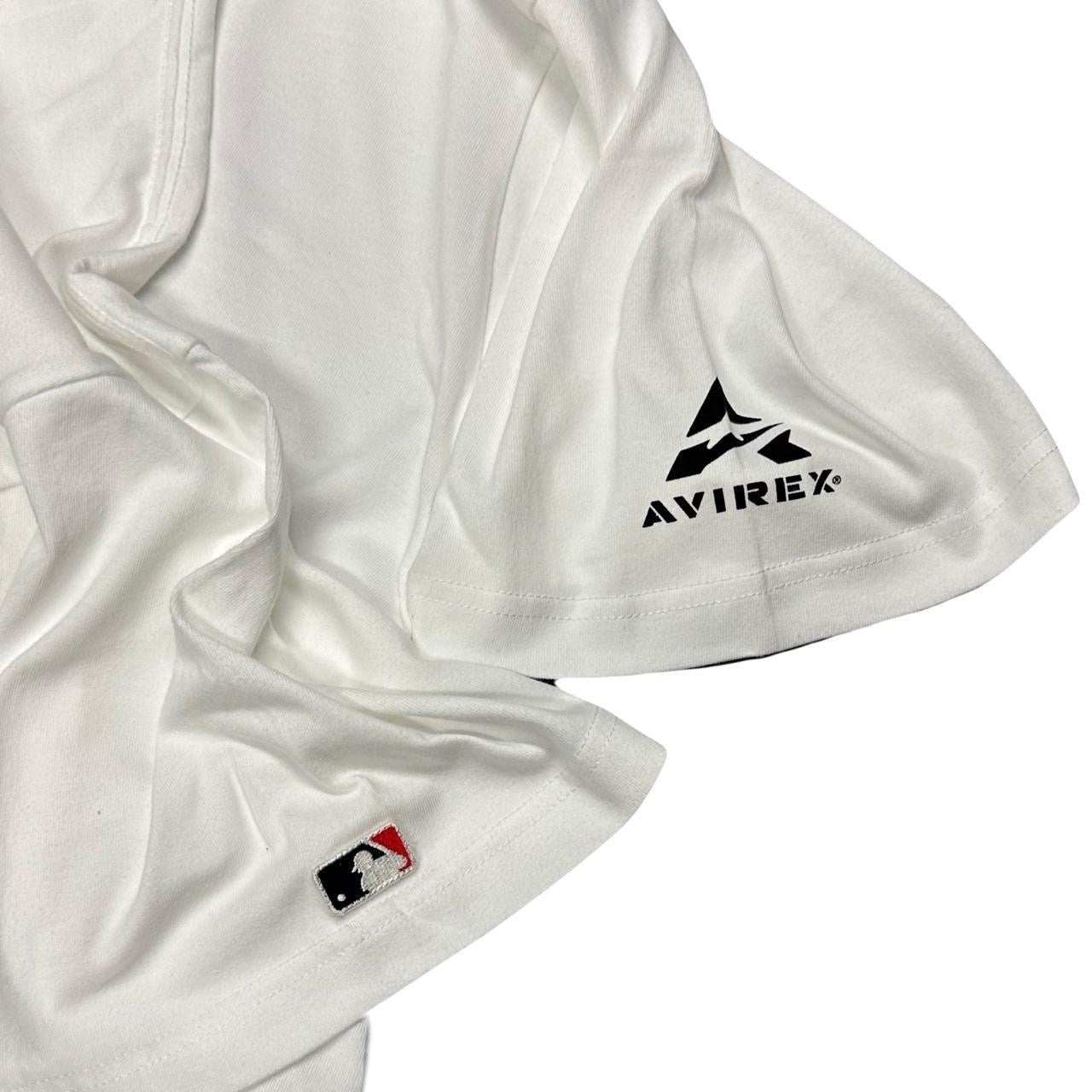 Avirex New York Yankees T-Shirt In White ( XL )