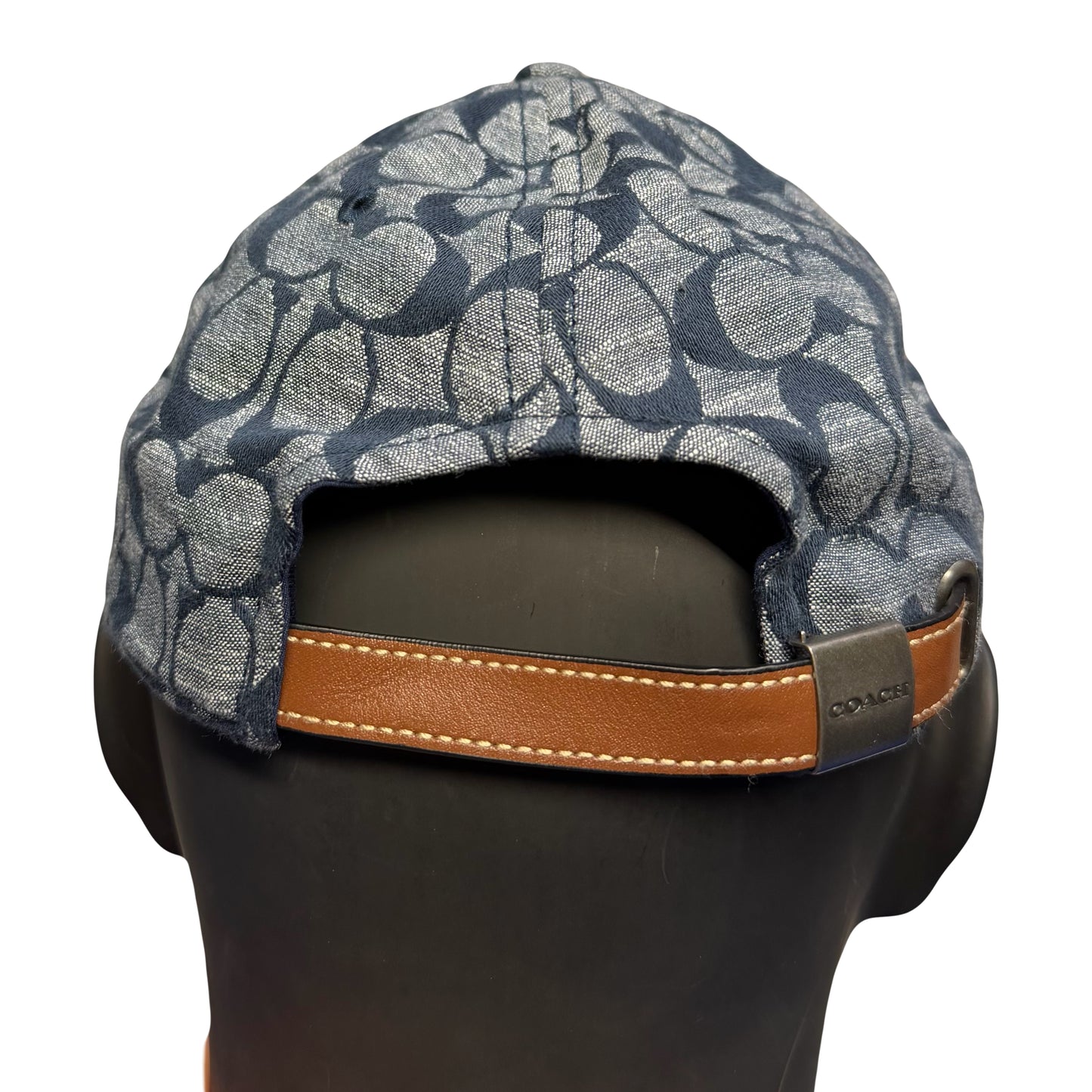 Coach Monogram Cap In Navy (OS)