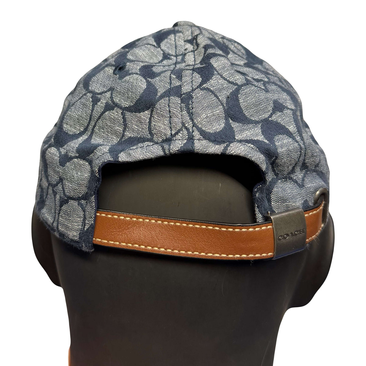 Coach Monogram Cap In Navy (OS)