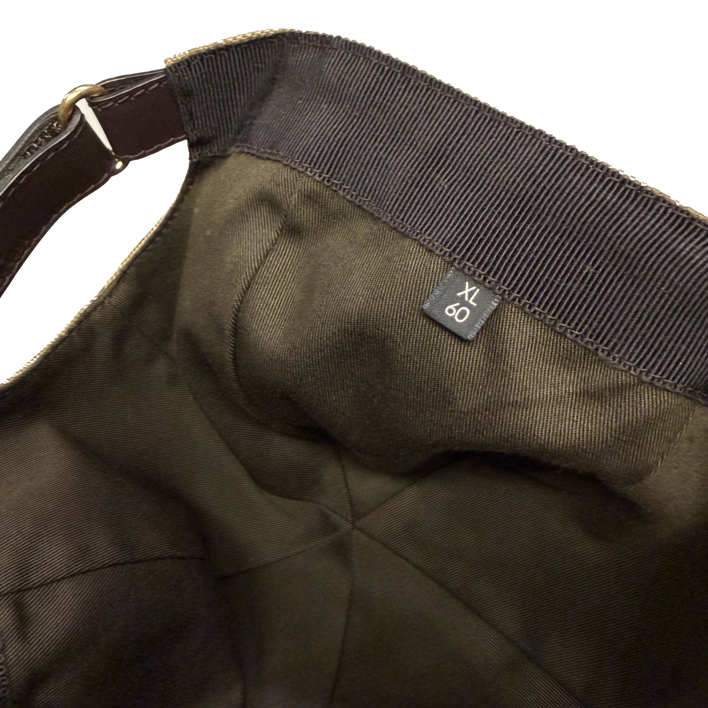 Gucci Monogram Cap In Tan (XL)