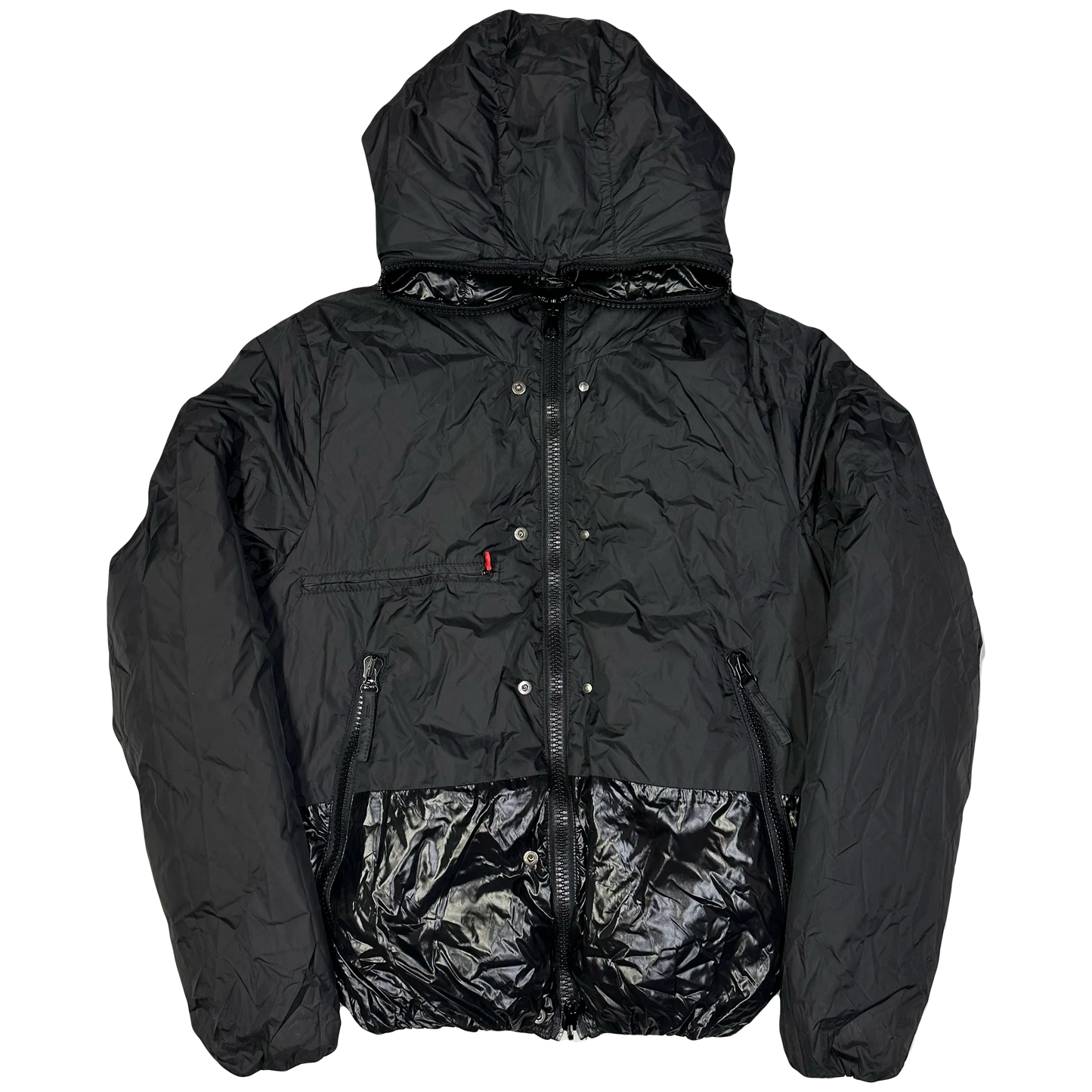 Duvetica Reversible Puffer Jacket In Black (L)