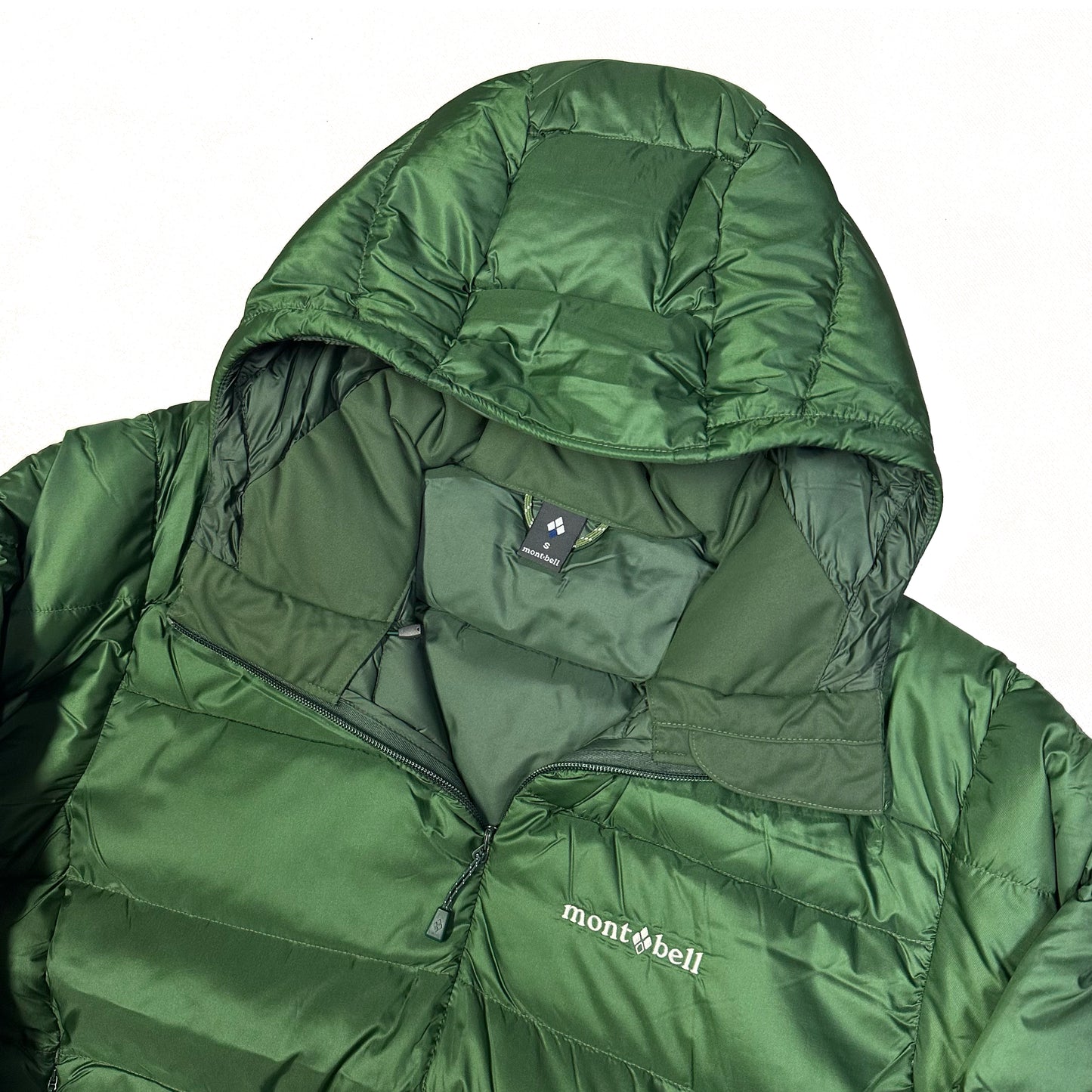 Montbell Light Alpine Down Puffer Jacket In Green ( S )
