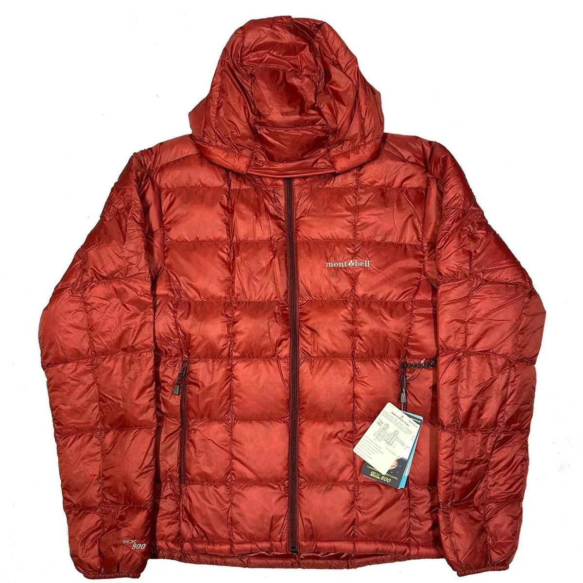 Montbell Superior Down Parka Puffer Jacket In Red (US/EUR S 