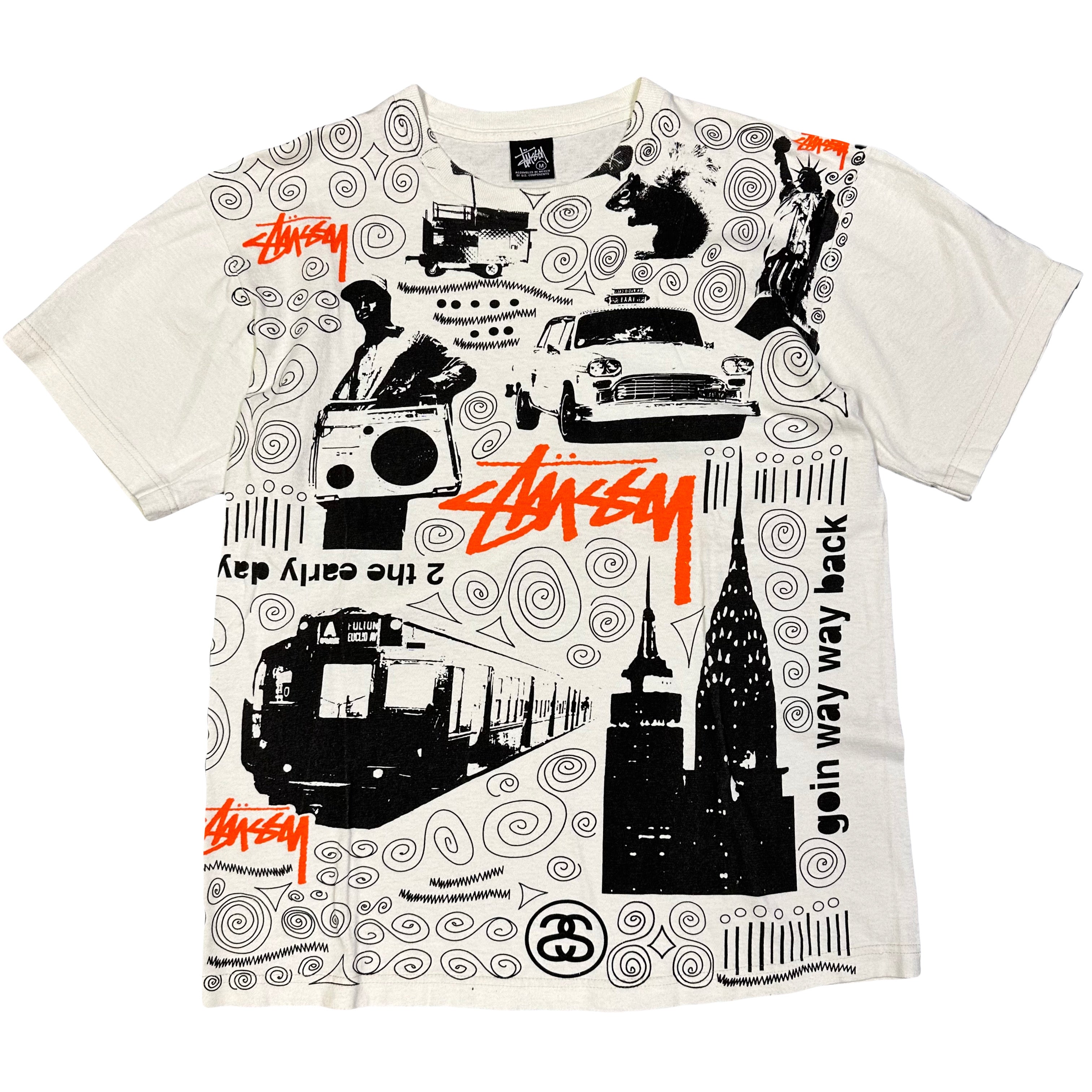 Stüssy Spellout T-Shirt In White ( M )