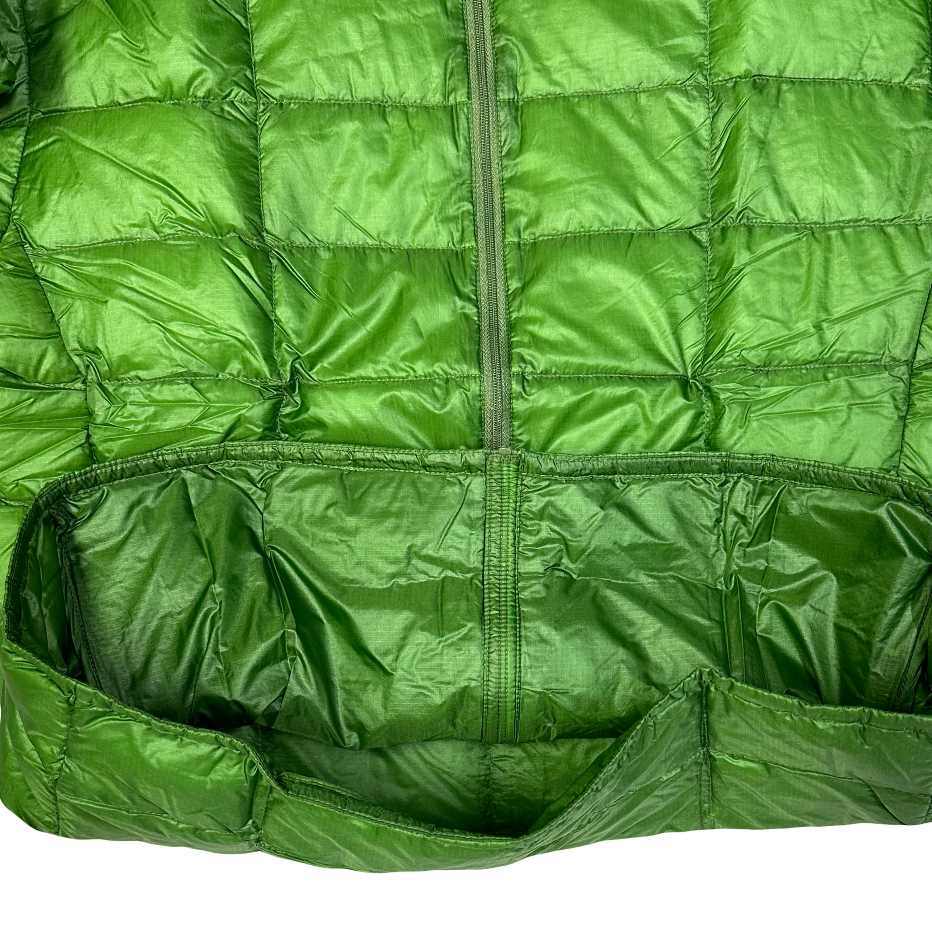 Montbell Square Stitch Down Puffer Jacket In Green ( M )