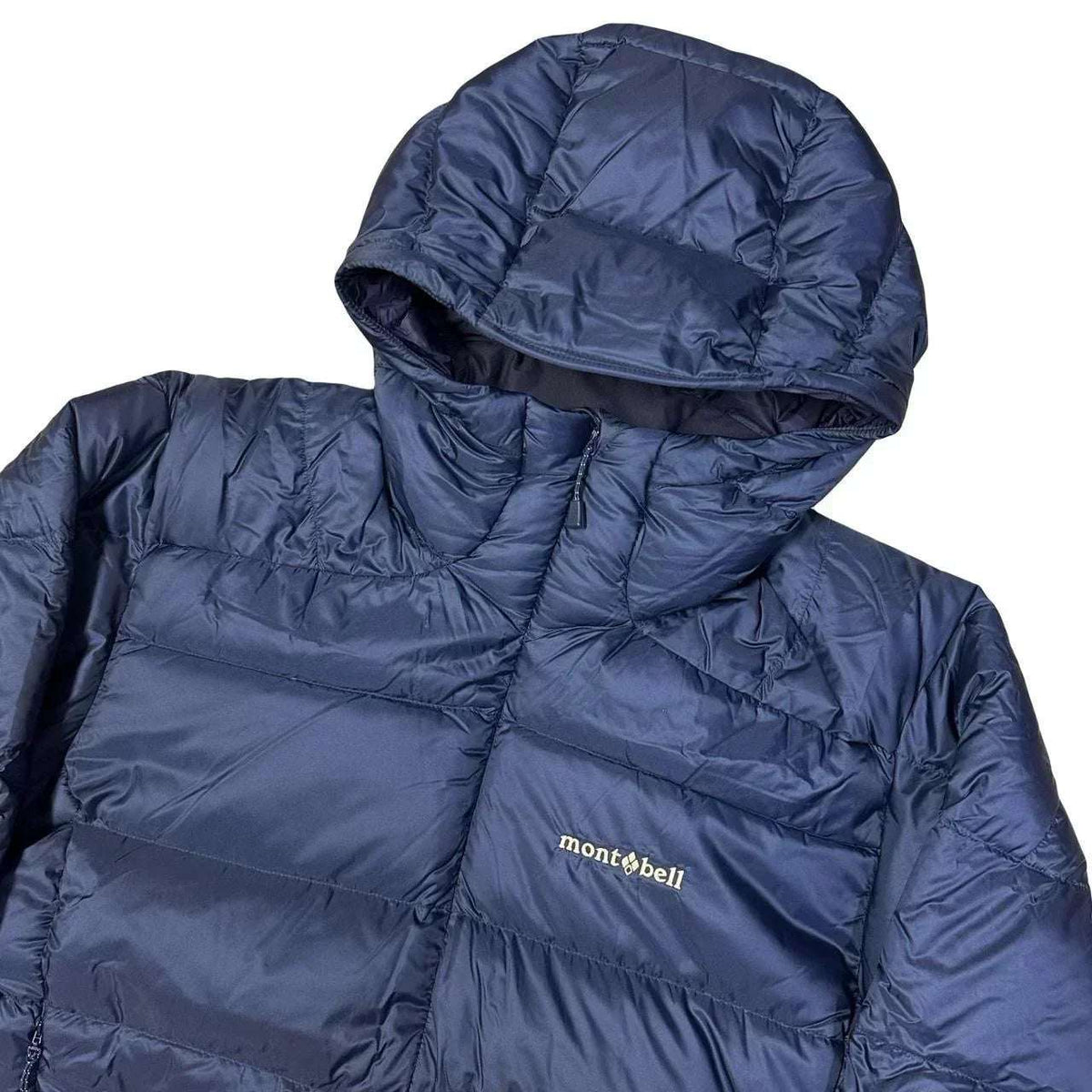 Montbell Light Alpine Down Puffer Jacket In Navy Blue (L)