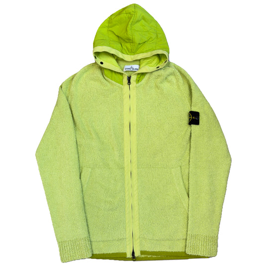 Stone Island AW/19 Knitted Hoodie In Lime Green (L)