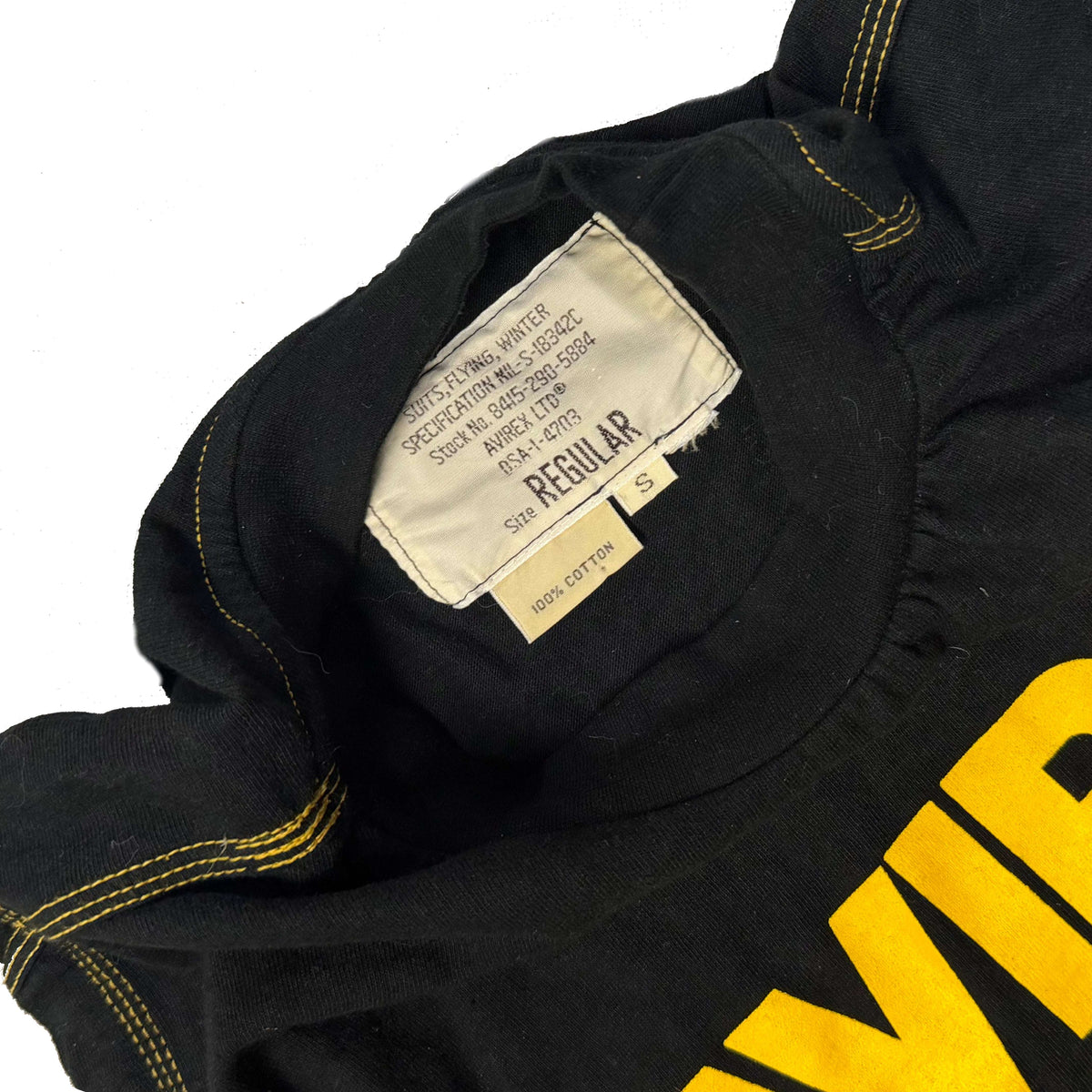 Avirex Navy Vest In Black (S)