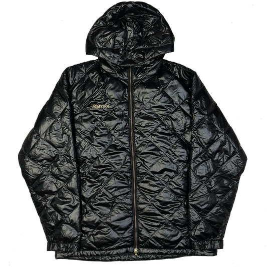 Marmot Diamond Stitch Down Puffer Jacket In Black ( XL )