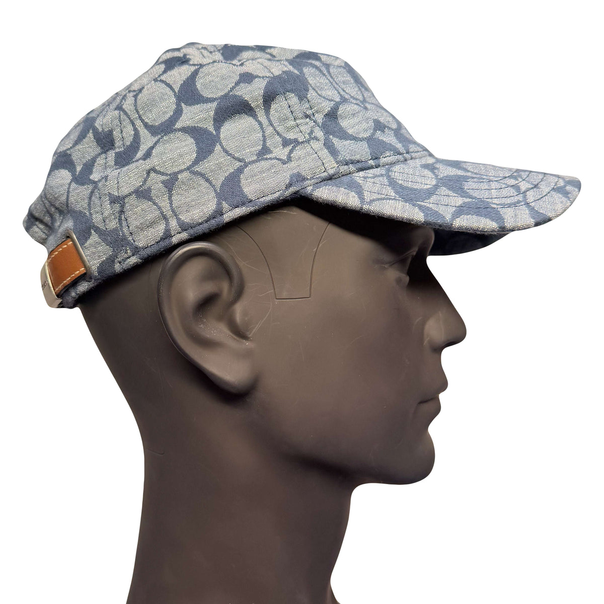 Coach Monogram Cap In Navy (OS)