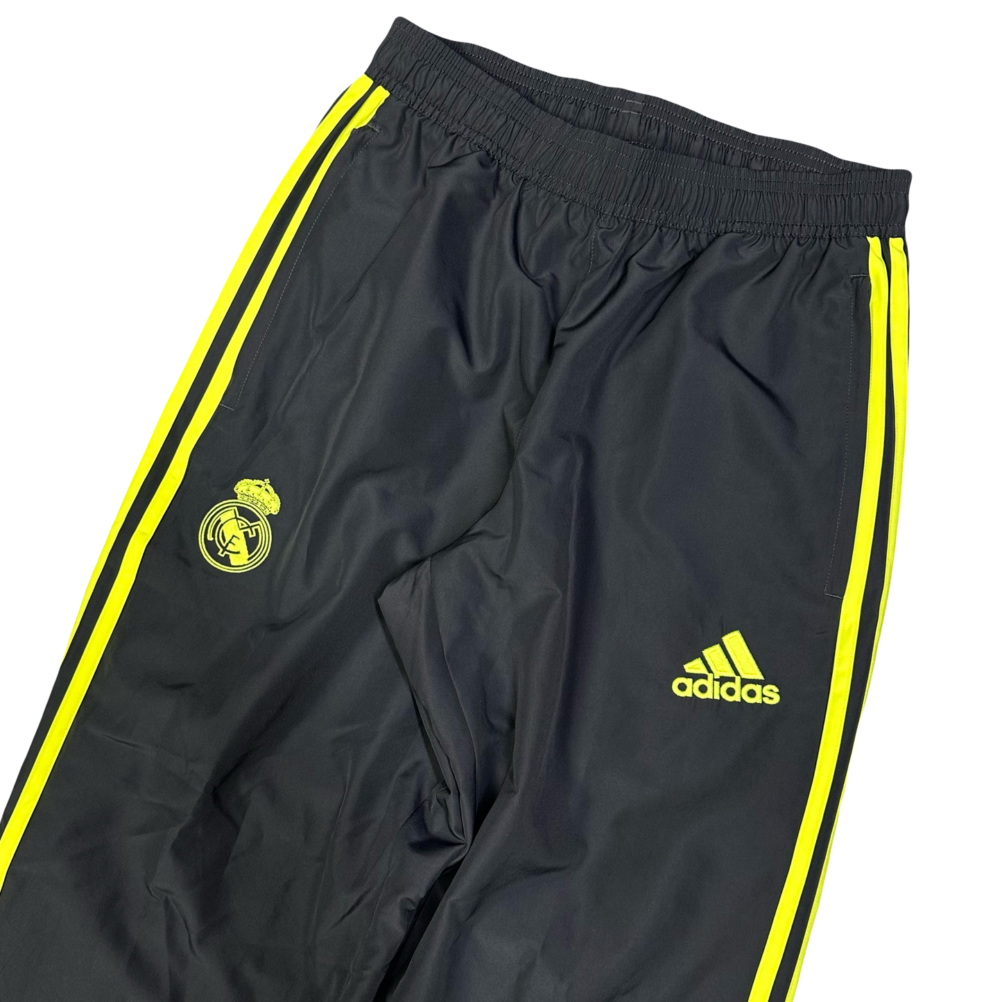 Adidas Real Madrid 2015/16 Tracksuit Bottoms In Grey ( S )