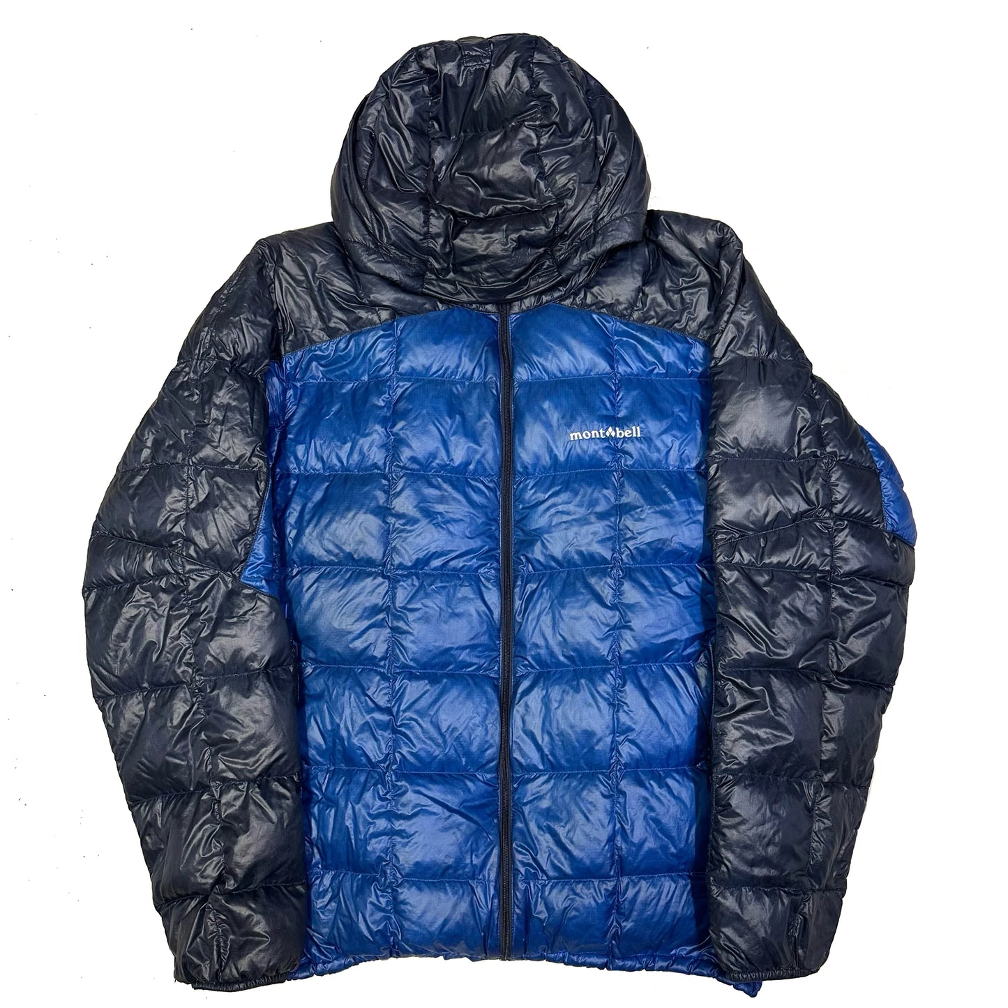 Montbell Superior Down Parka Puffer Jacket In Navy & Blue ( XL )