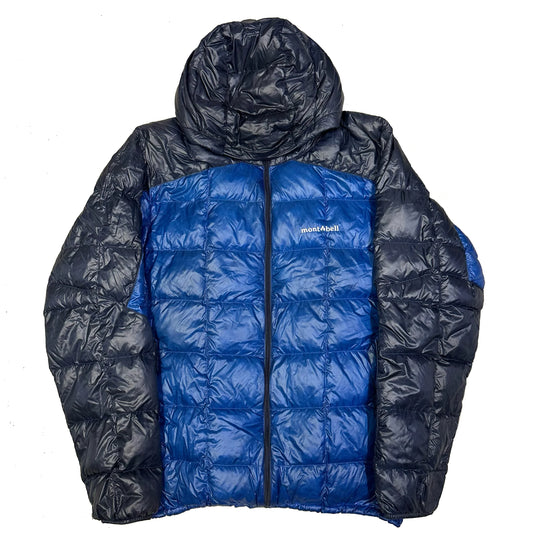 Montbell Superior Down Parka Puffer Jacket In Navy & Blue ( XL )