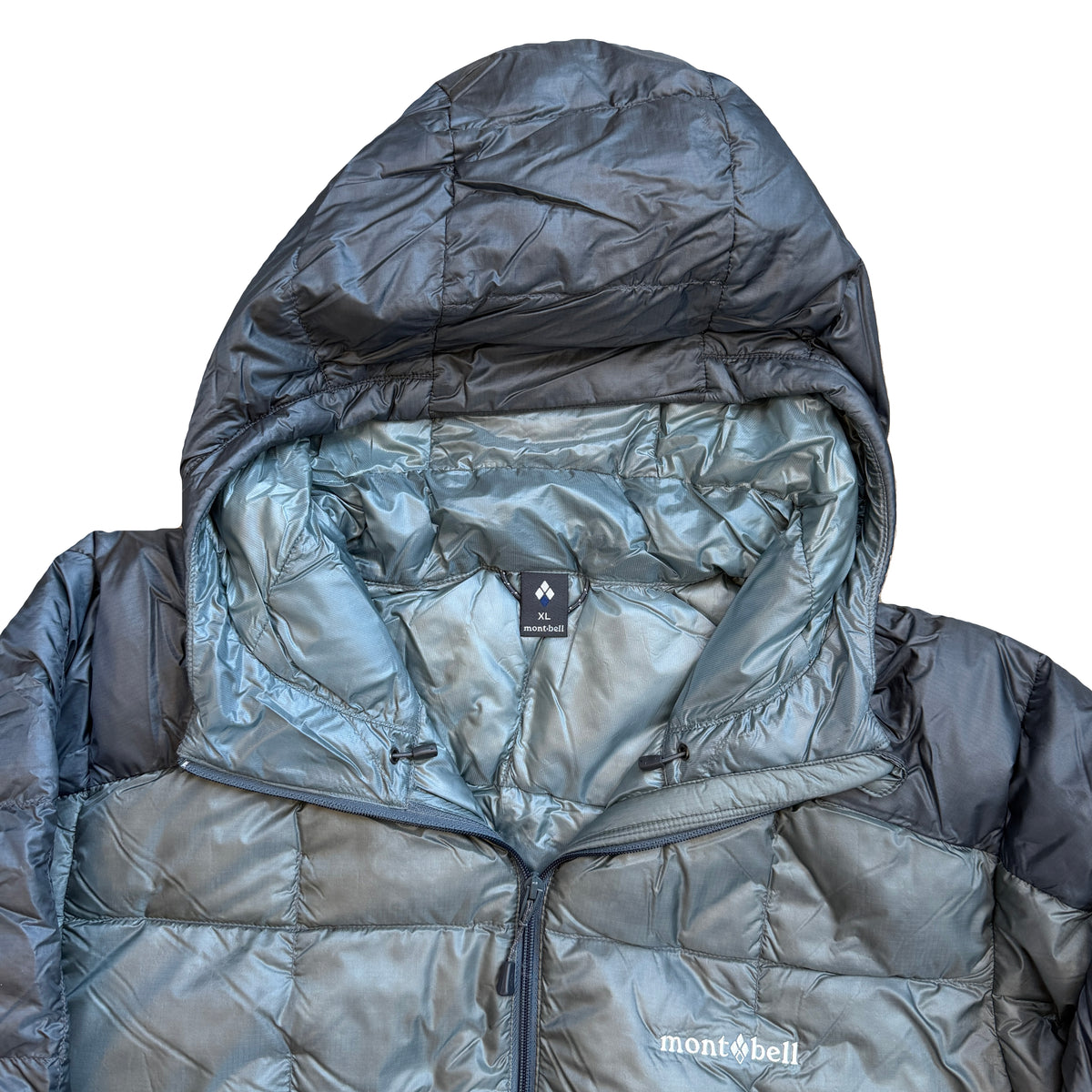 Montbell Superior Down Parka Puffer Jacket In Grey (XL)