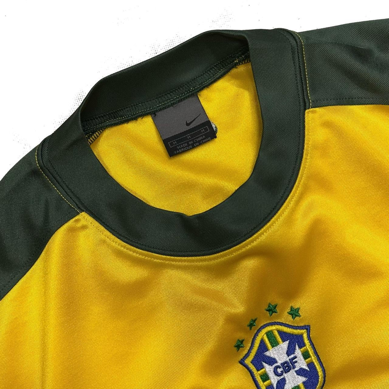 Nike Brazil 2002 Training Shirt In Yellow ( M )