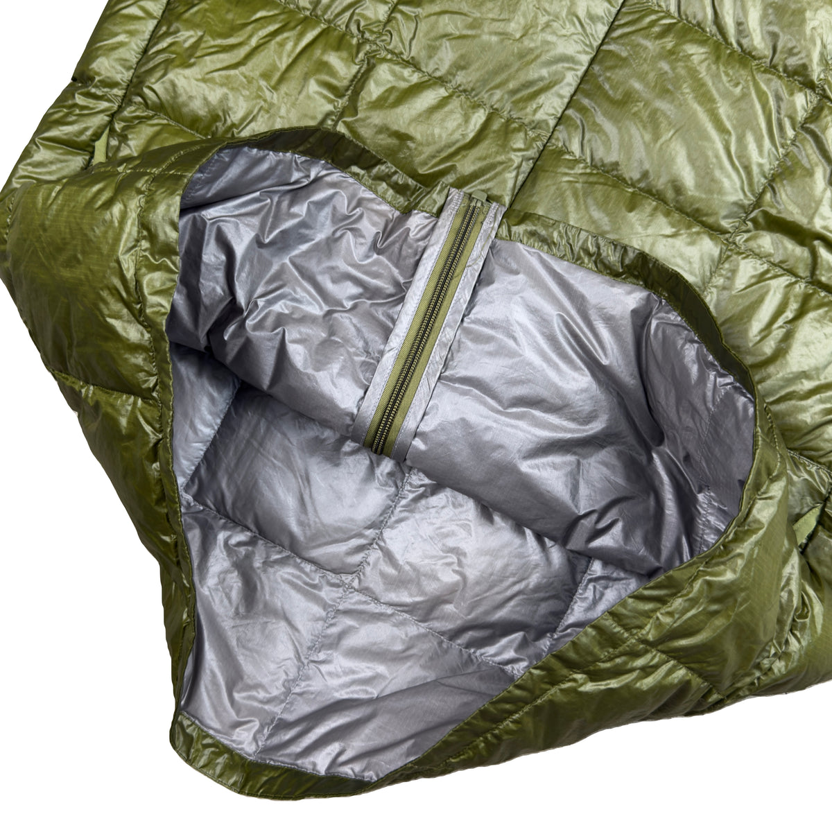 Montbell Superior Down Parka Puffer Jacket In Khaki Green (XL)