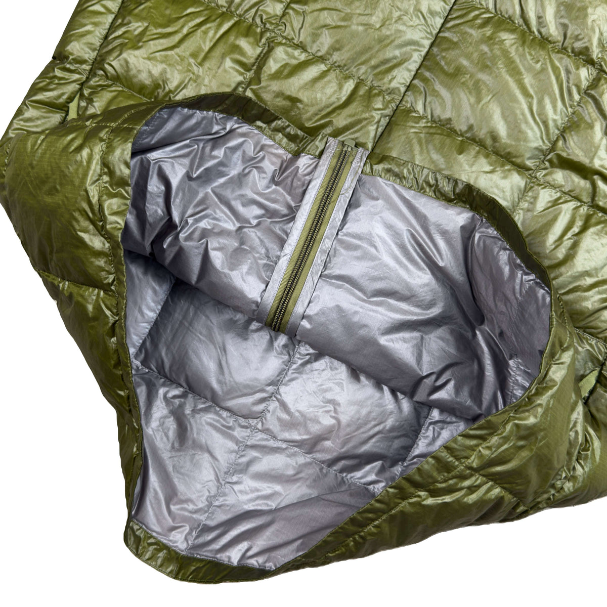 Montbell Superior Down Parka Puffer Jacket In Khaki Green (XL)