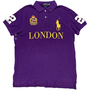 Ralph Lauren Spellout London Polo In Purple ( L )