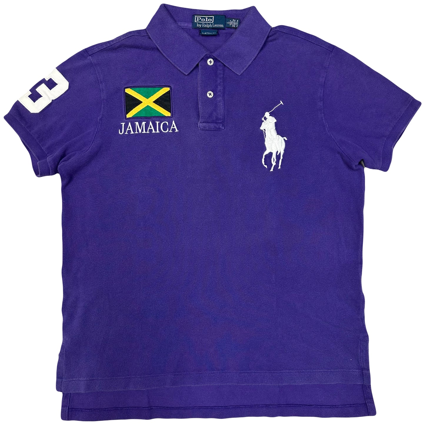 Ralph Lauren Jamaica Polo In Purple ( L )
