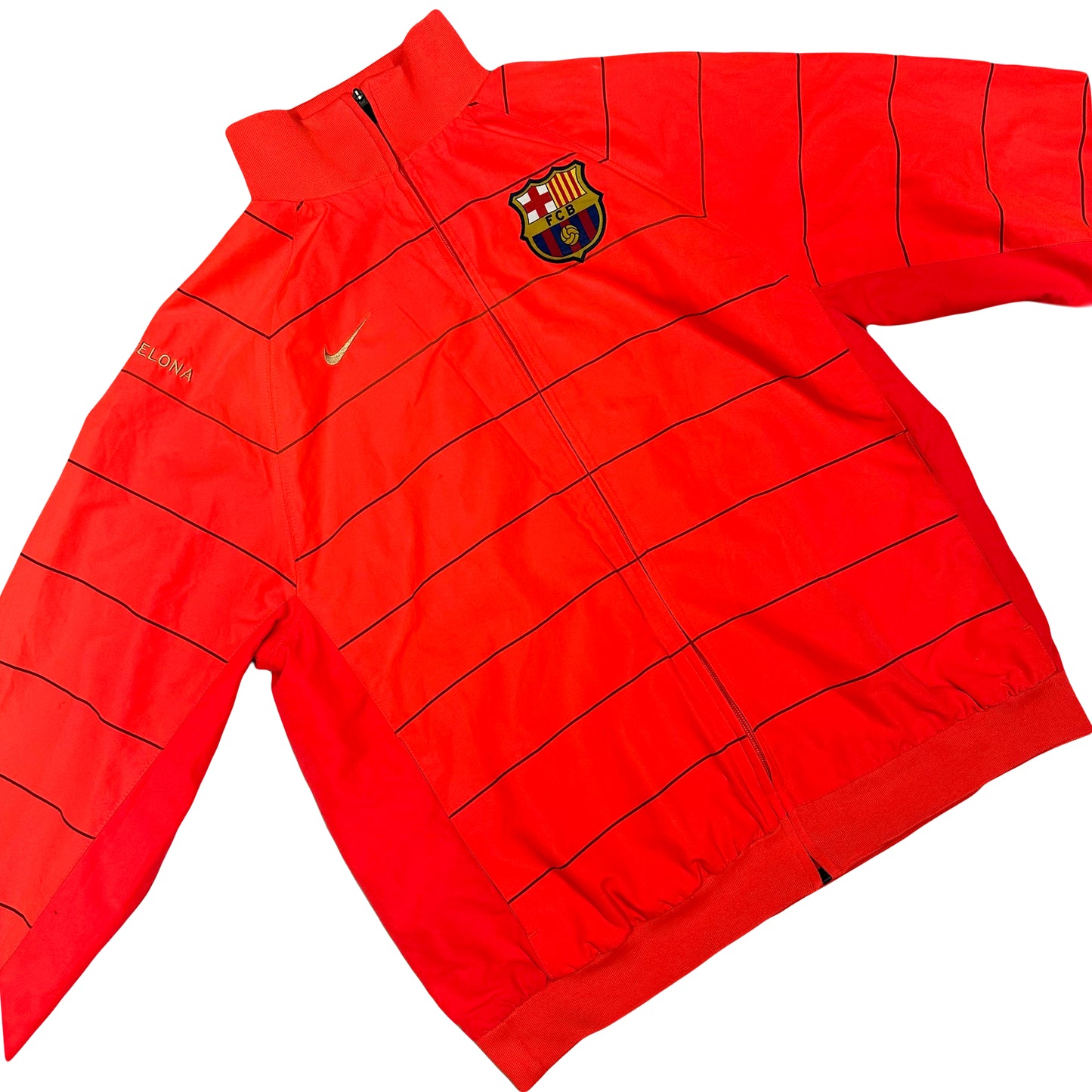 Nike Barcelona 2008 Tracksuit Top In Red ( L )