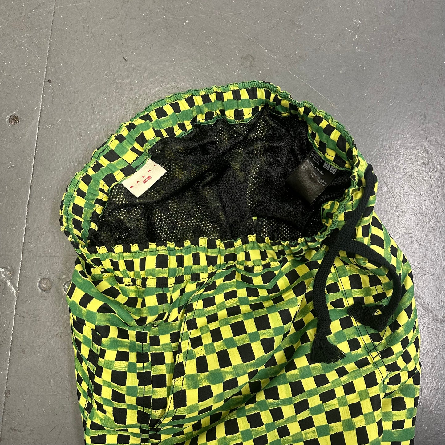 Uniqlo X Marni Check Shorts In Green ( XS )