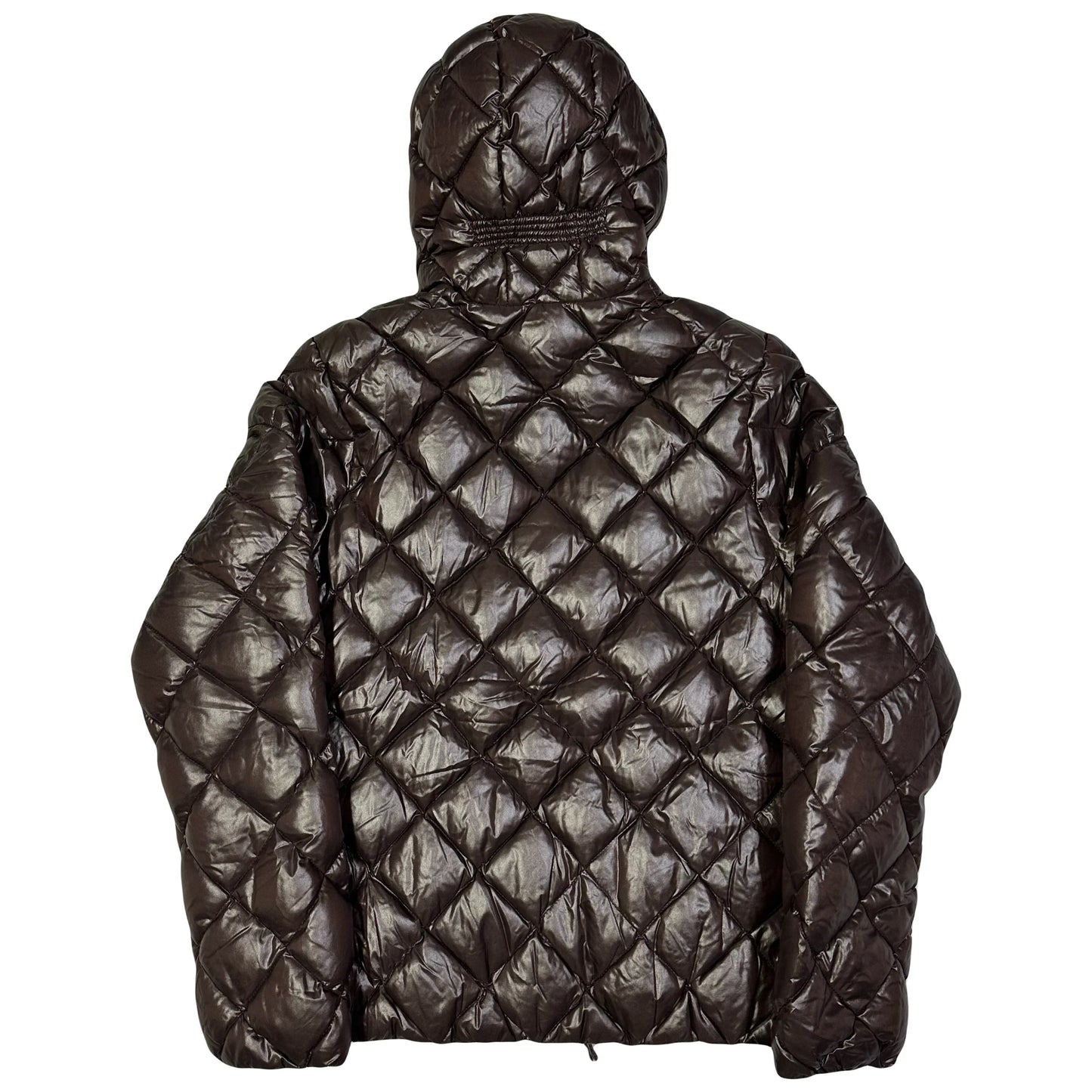 Duvetica Diamond Stitch Puffer Jacket In Brown ( S )