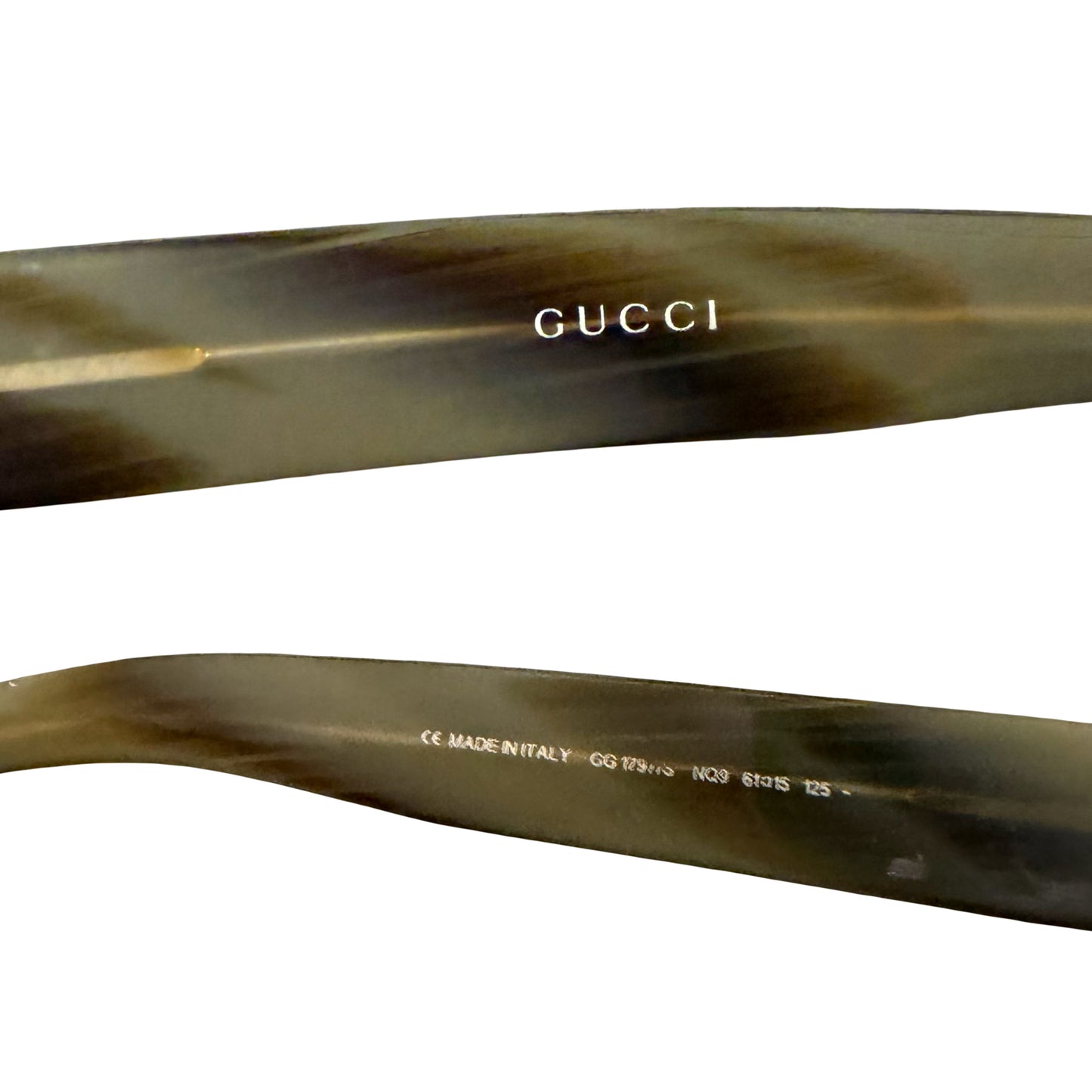 Gucci Monogram Sunglasses In Olive Green