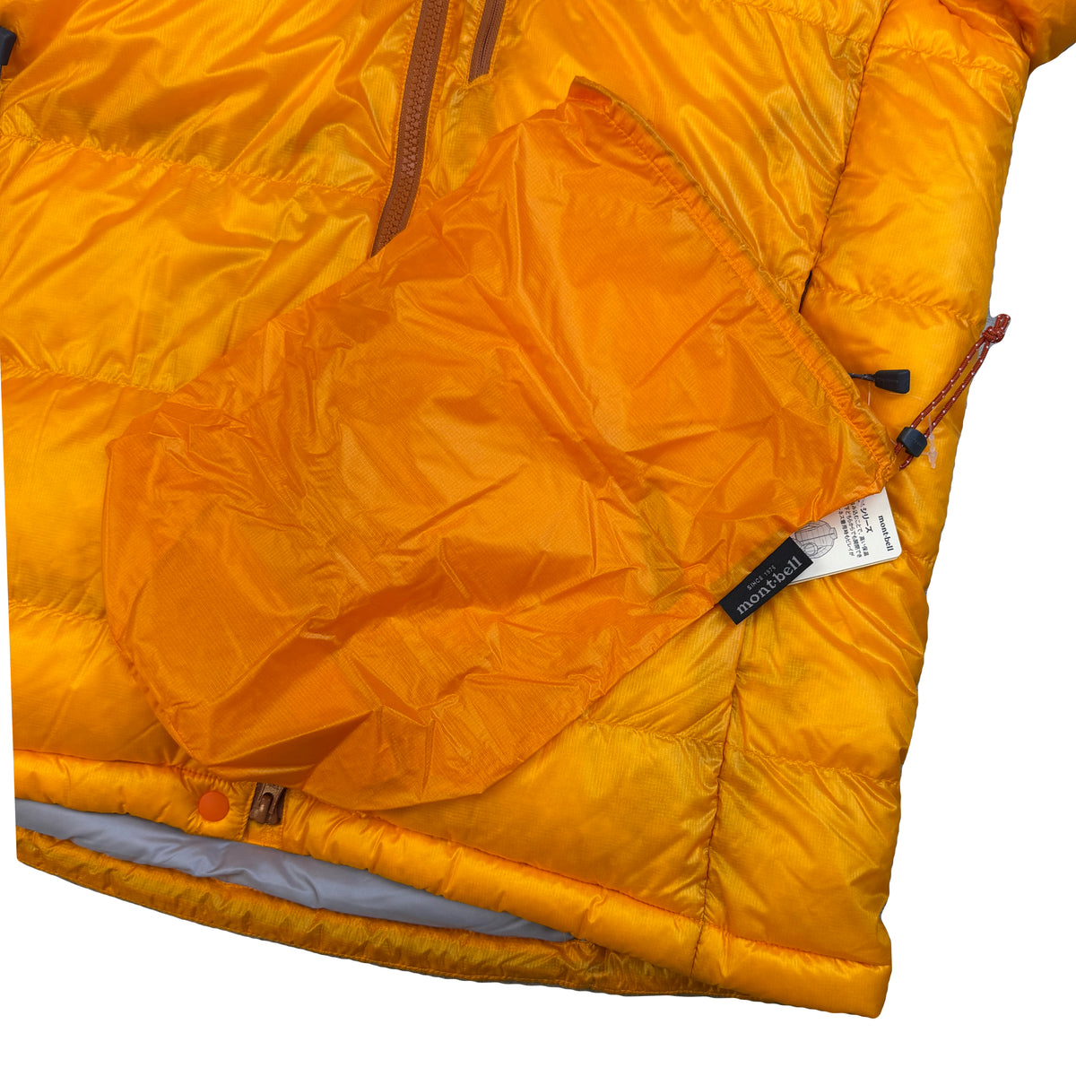 Montbell Alpine Down Parka Puffer Jacket In Orange (M)