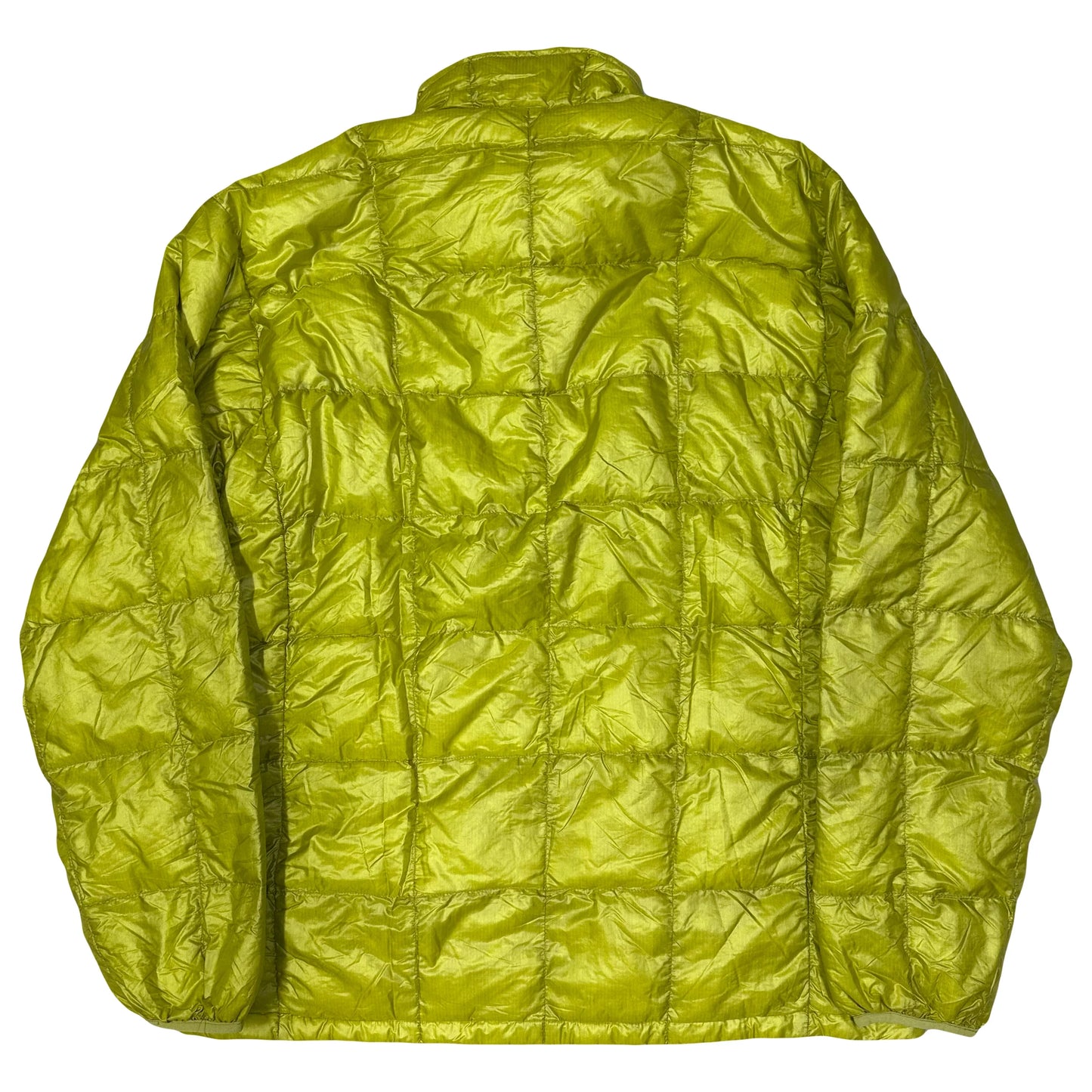 Montbell Square Stitch Superior Down Puffer Jacket In Lime Green ( M )