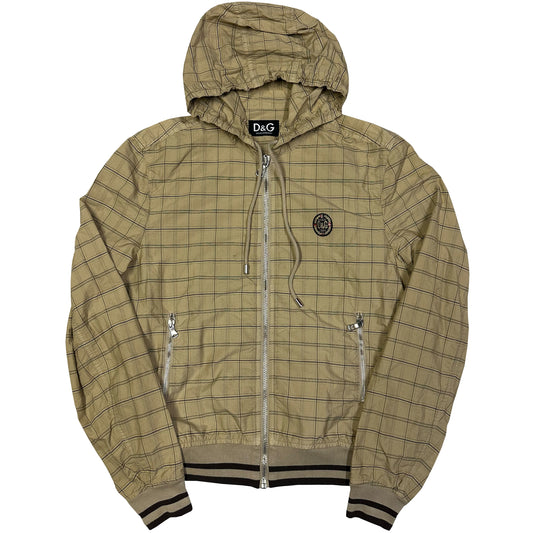 Dolce & Gabbana Check Jacket In Brown ( S )