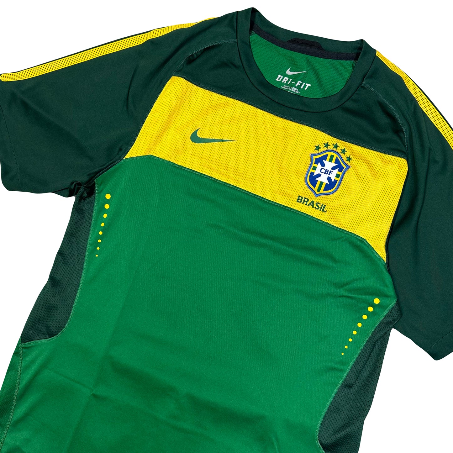 Nike 2010 Brazil Training Shirt In Green ( S )