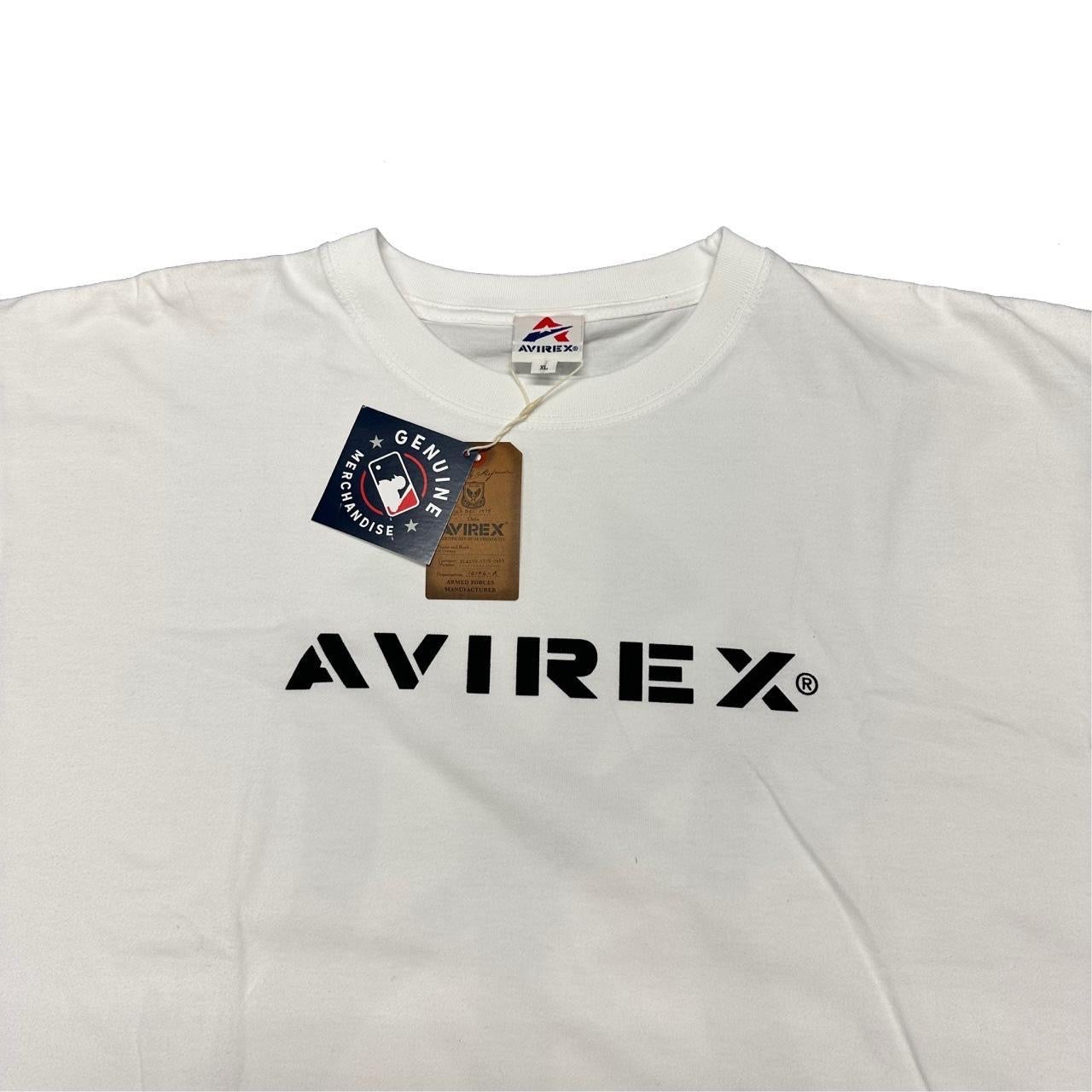Avirex New York Yankees T-Shirt In White ( XL )