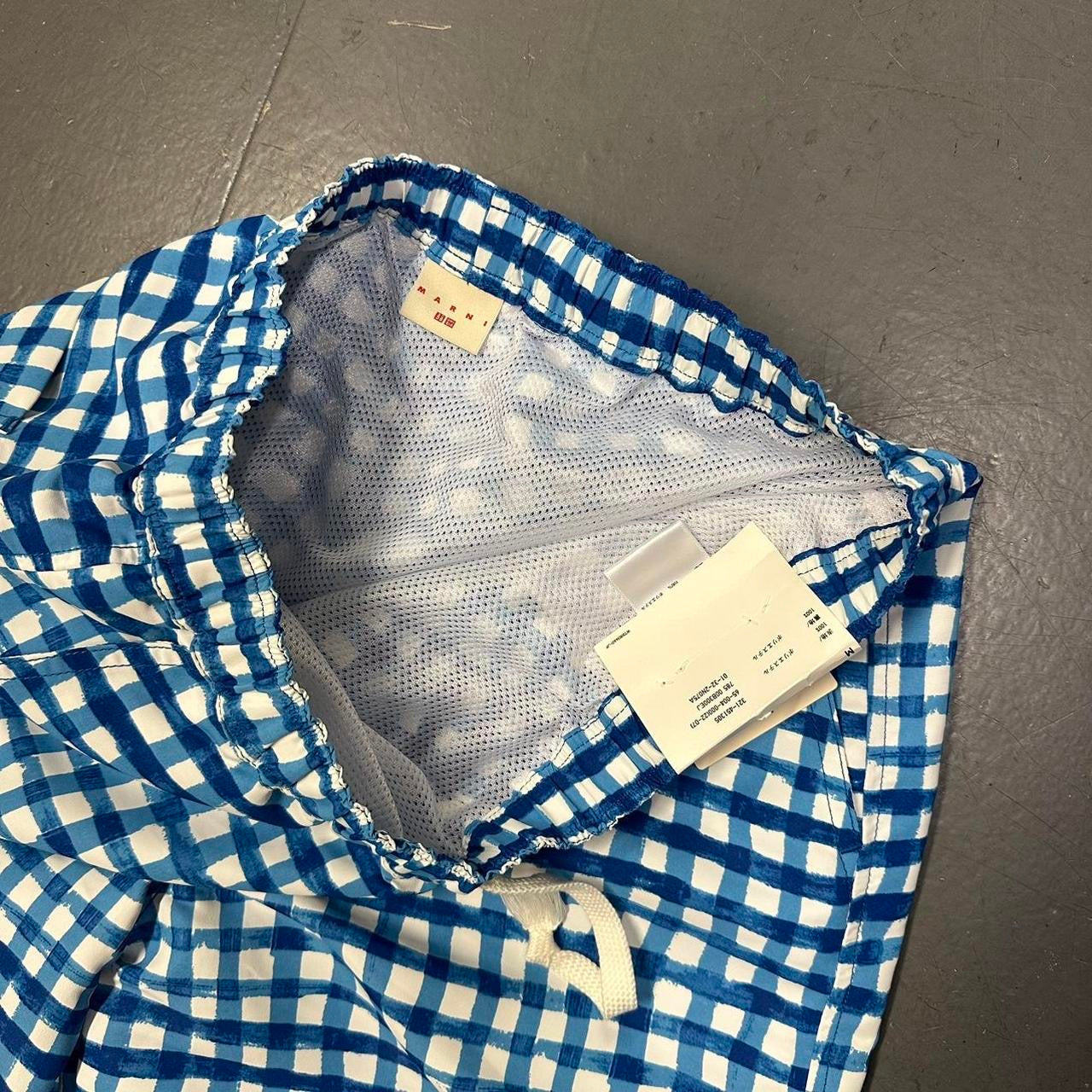 Uniqlo X Marni Check Shorts In Blue ( M )