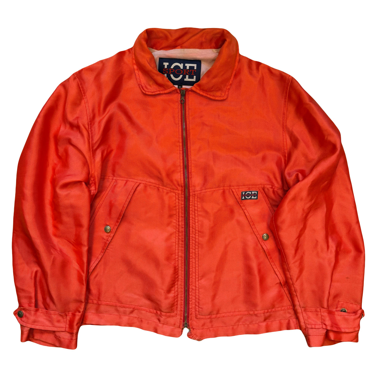 Iceberg Nylon Jacket In Red (L)