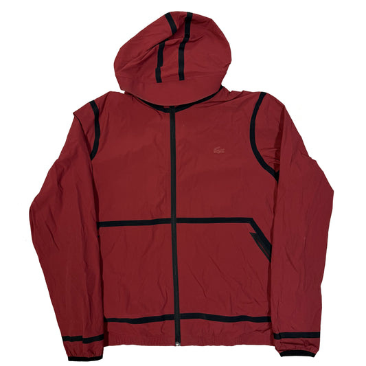Lacoste Jacket In Burgundy Red (XL)
