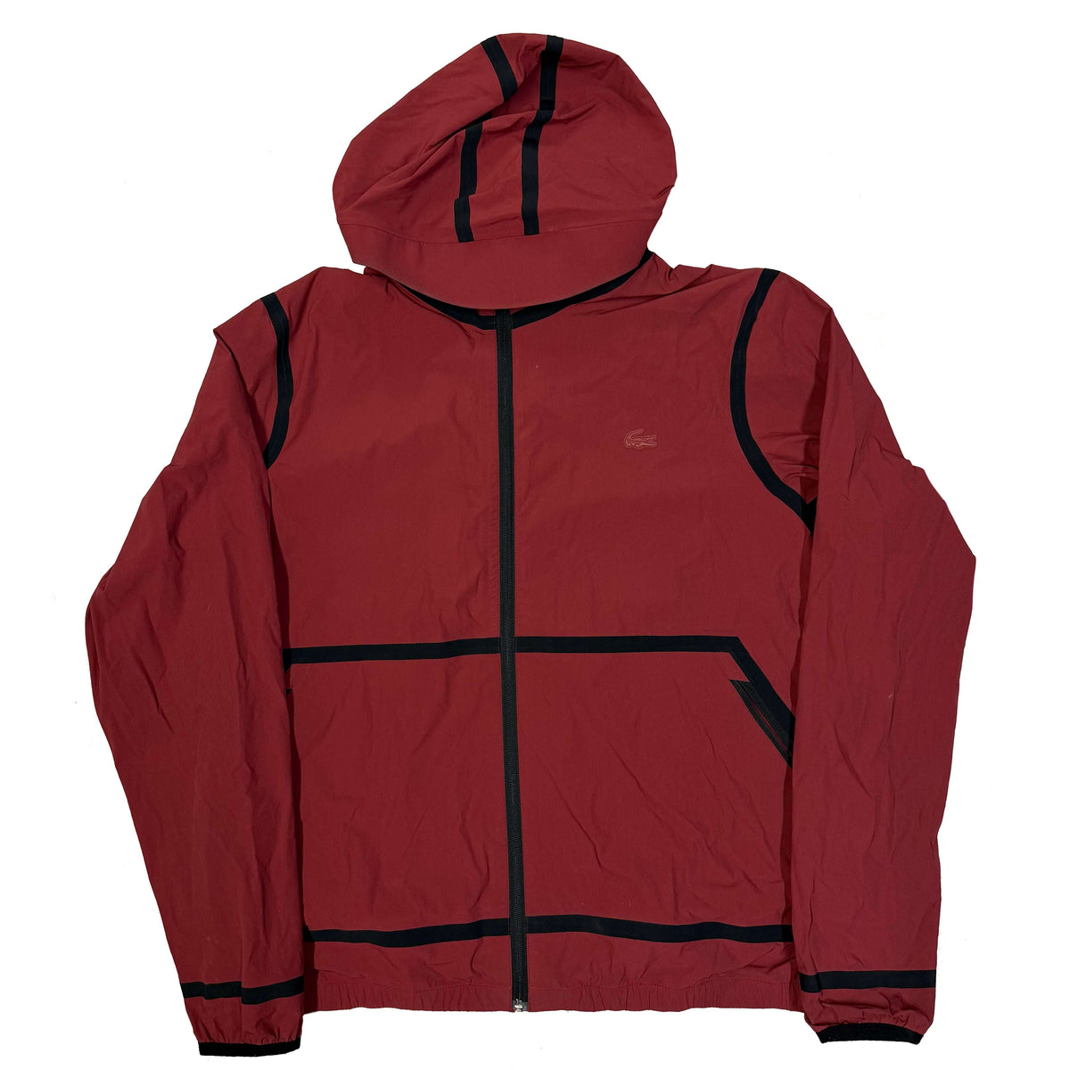 Lacoste Jacket In Burgundy Red (XL)